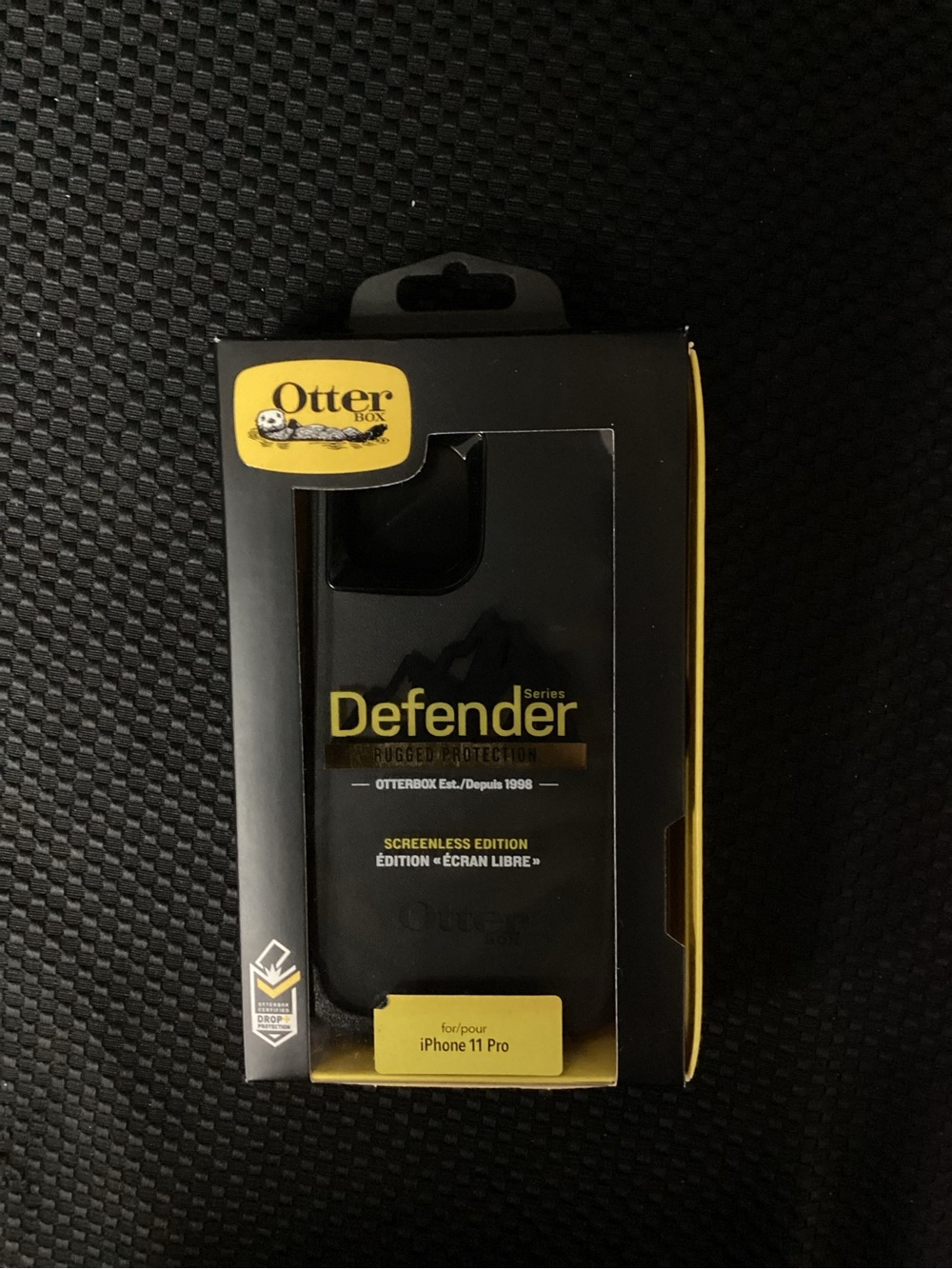 OtterBox Defender Series Case for iPhone 11 Pro - Black & Yellow Accents
